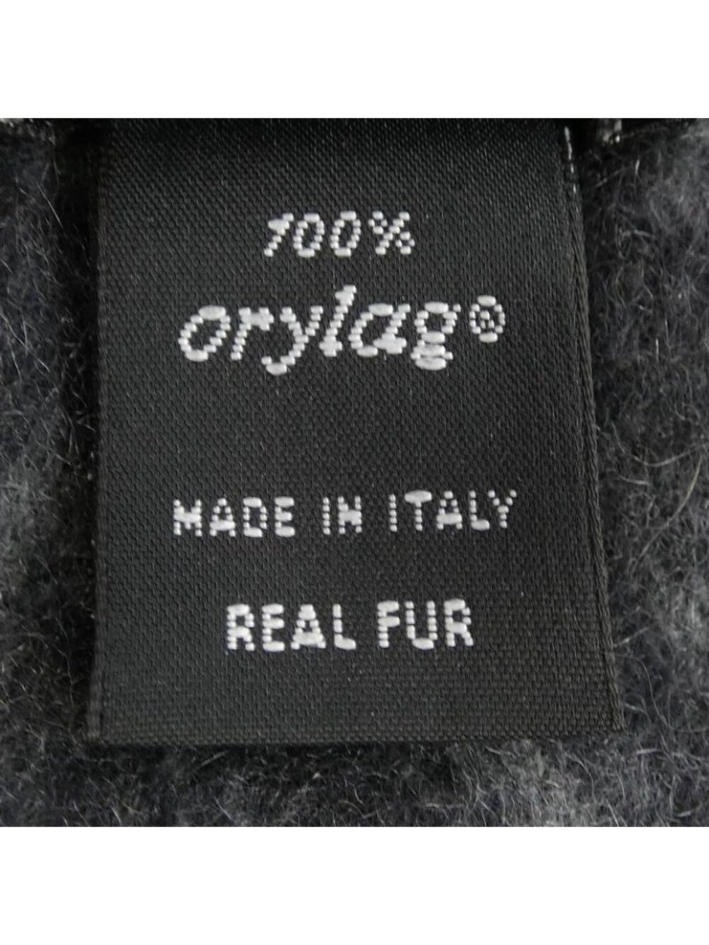 ★SOLD★ Chanel Scarf Cashmere Gray - Picture 5 of 6